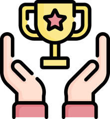 success Illustration on a white background.