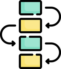 workflow Illustration on a white background.
