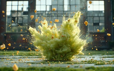 Exploding Cheese in Abandoned Factory