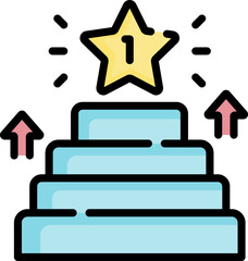 success Illustration on a white background.