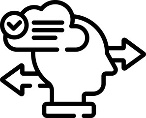 decision Illustration on a white background.