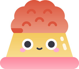 dog food Illustration on a white background.