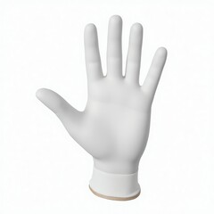 Obraz premium A clean and sterile glove used for various medical and industrial purposes.