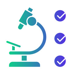 microscope Gradient icon