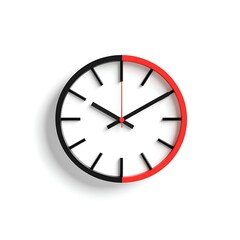 3d Wall clock logo design