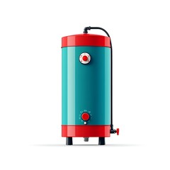 3d Water heater logo style