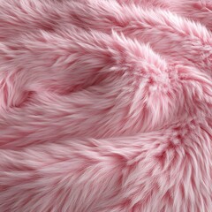 Fototapeta premium Pink Faux Fur Texture (1)