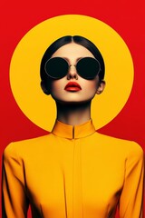 Creative exploration of minimalist design in science and technology through surrealism with vibrant colors and unique styles