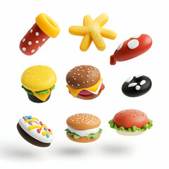 Isometric 3D Food Icons – Tasty and Eye-Catching