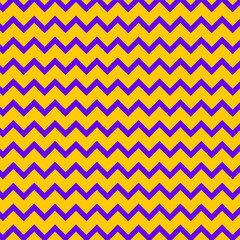 A seamless zigzag pattern with purple and yellow colors, offering a bold and modern graphic style