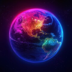 Obraz premium Planet earth. Earth Day theme background wallpaper.