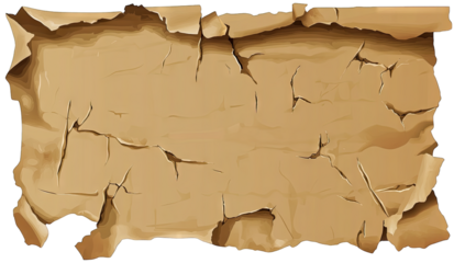 a textured aged piece of parchment paper with cracks and a rusti