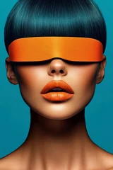 Minimalist magazine cover showcasing surrealism with vibrant colors and imaginative design centered on a creative concept of the brain © Raveen