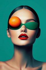 Creative exploration in surrealism through minimalist design featuring bold colors and imaginative elements