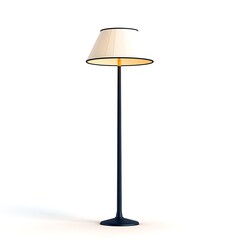 luxury decorative floor lamp 3D render
