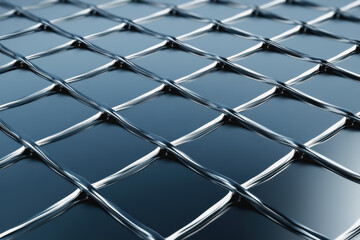 Fototapeta premium Intricate metal grid texture illustrations showcasing a high-quality industrial aesthetic with detailed patterns