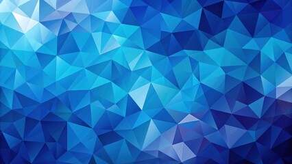 Fototapeta premium Geometric Cobalt Blue Polygon Background, vibrant colors, artistic style