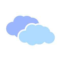 cloud logo icon illustration flat