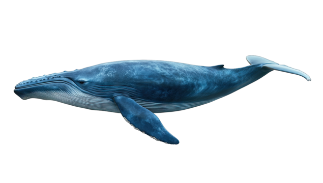 humpback whale swimming gracefully in the ocean showcasing its s