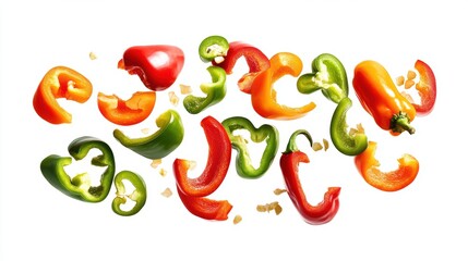 fresh organic pepper in Spring
