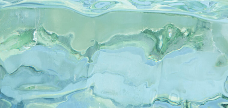 soft, green, blue, watery, icy, background