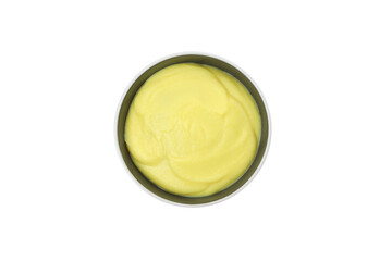 PNG,Cheese soup in a bowl, isolated on white background