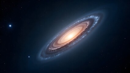 Obraz premium Stunning Andromeda Galaxy with Bright Starfield – Deep Space Stock Photo, Andromeda galaxy in space