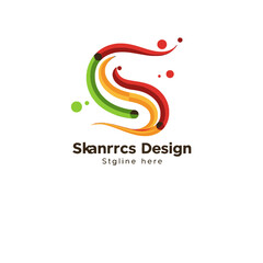 Fototapeta premium Creative S Letter Design Logo