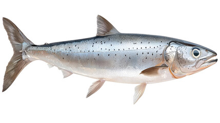 Silvery Freshwater Fish Swimming Gracefully in Clear Water for Nature and Wildlife Photography