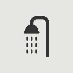 Vector Simple Isolated Shower Icon