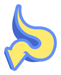 Arrow Sticker Illustration Element Set