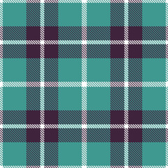 Modern Vivid White Seamless Tartan Textile Design Variant 1219