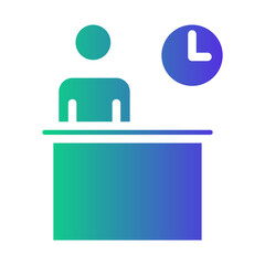 waiting Gradient icon