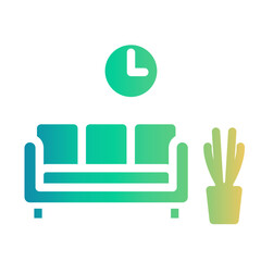 couch Gradient icon