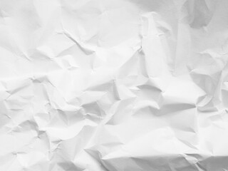 Paper background texture crumple wrinkle white pattern, torn newspaper abstract rough vintage wall parchment crease scrapbook coraboard, wrinkled aged crushed crumpled.