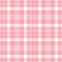 Metallic Light Rose and Soft Soft Pink Seamless Tartan Textile Design