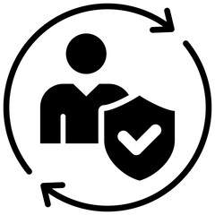 Ethical Behavior Icon Black Style