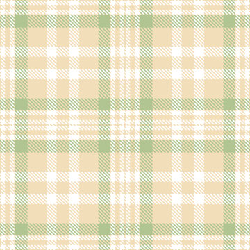 Modern Seamless Tartan in Rich Light Peach tones Textile Design Variant 2328