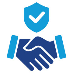Integrity Shield Icon Dual Tone Color Style