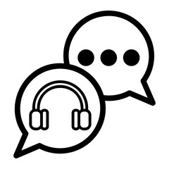 customer service Line Icon