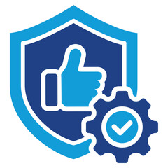 Reliable Service Icon Dual Tone Color Style