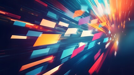 Dynamic database migration to cloud virtual environment graphic illustration technology concept