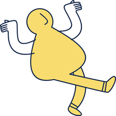 Character Line Shape Illustration Element