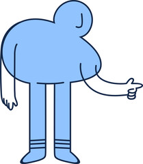 Character Line Shape Illustration Element