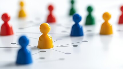 Dynamic group of people, fostering connection and collaboration through meaningful social interaction