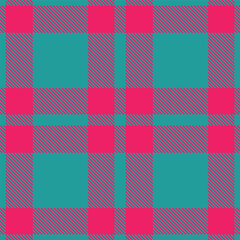 Modern Neon Sea Seamless Tartan Textile Design