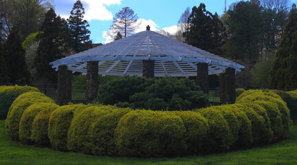 gazebo in the garden