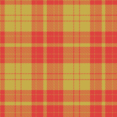 Modern Seamless Tartan in Bright Desert tones Textile Design