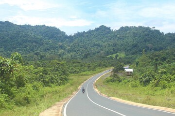 meratus mountain, borneo rainforest indonesia