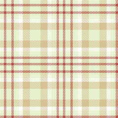 Smoky Eggshell and Dark White Seamless Tartan Textile Design